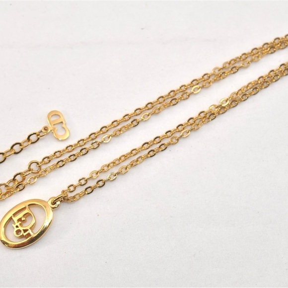 Vintage Christian Dior | Dior Gold Plated Necklace - Picture 10 of 11